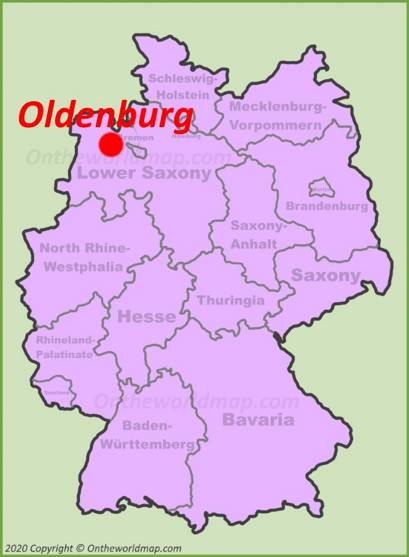 Oldenburg Location Map