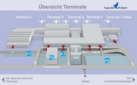 Stuttgart airport map