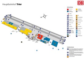 Trier hauptbahnhof map