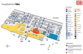 Ulm hauptbahnhof map