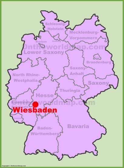 Wiesbaden Location Map