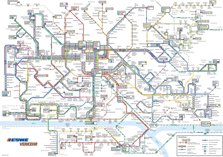 Wiesbaden transport map