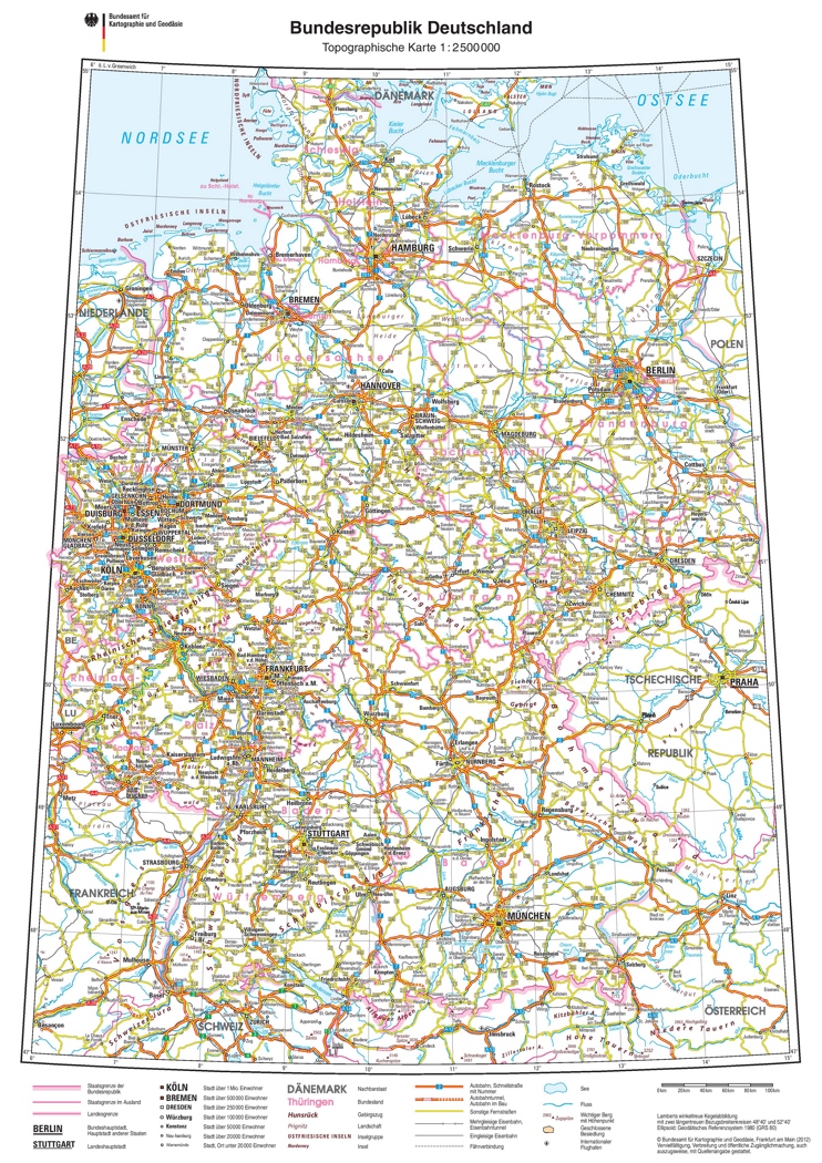 Germany road map