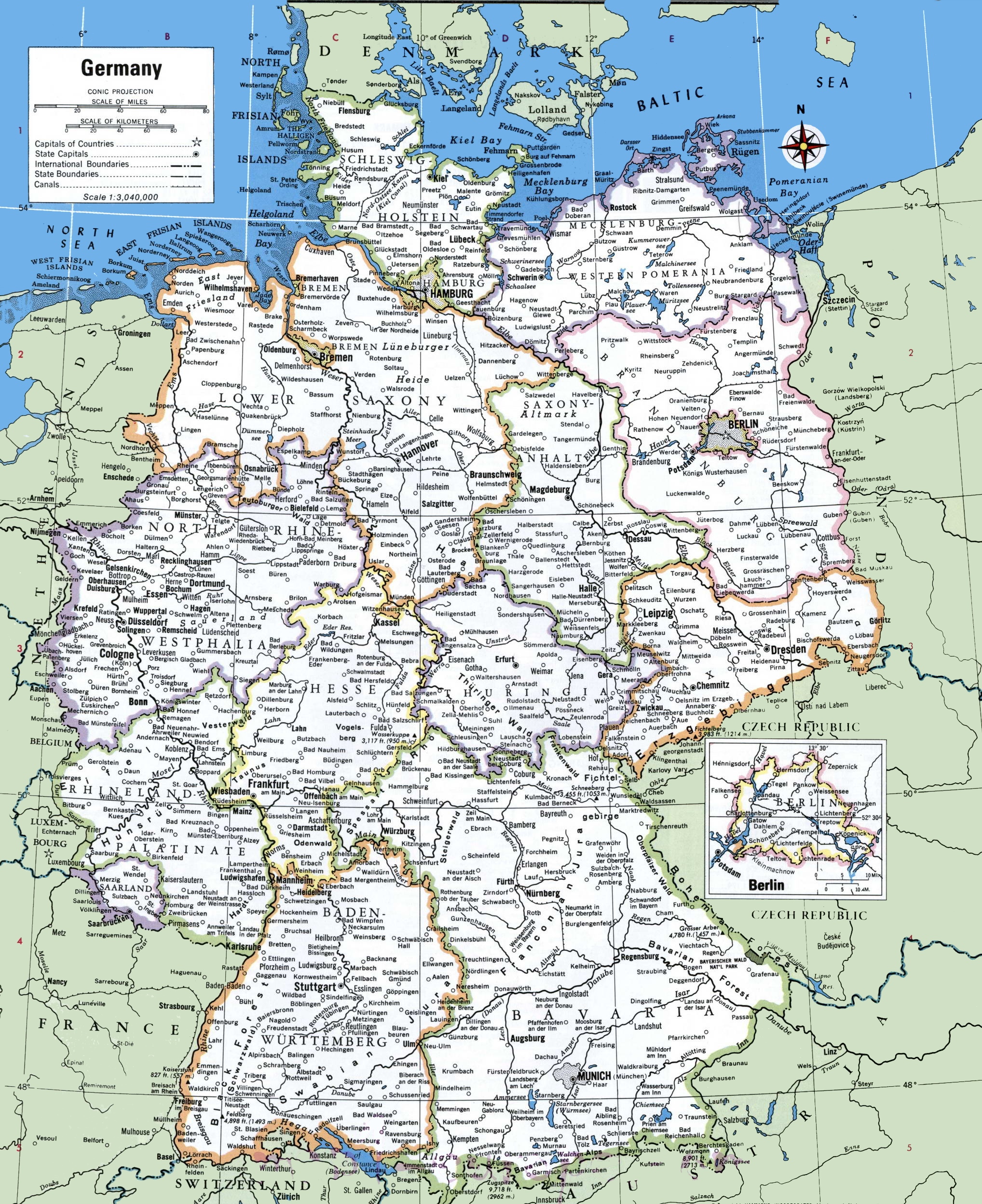 map of germany with cities and towns Map Of Germany With Cities And Towns map of germany with cities and towns