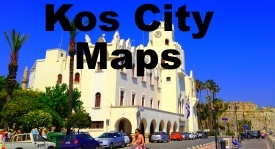 Kos City maps