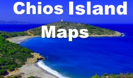 Chios island maps