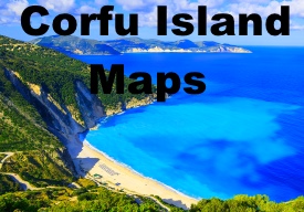 Corfu island maps