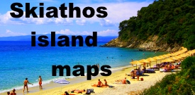 Skiathos island maps