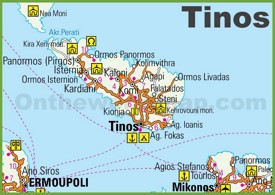 Tinos road map