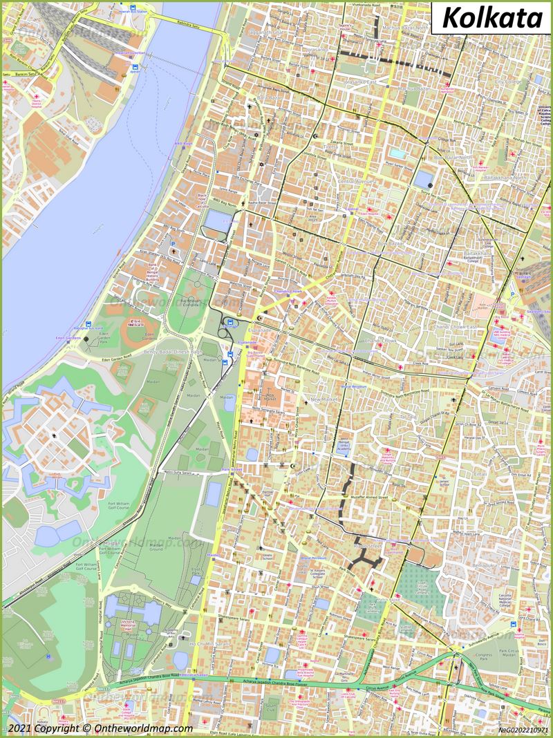 Kolkata City Centre Map