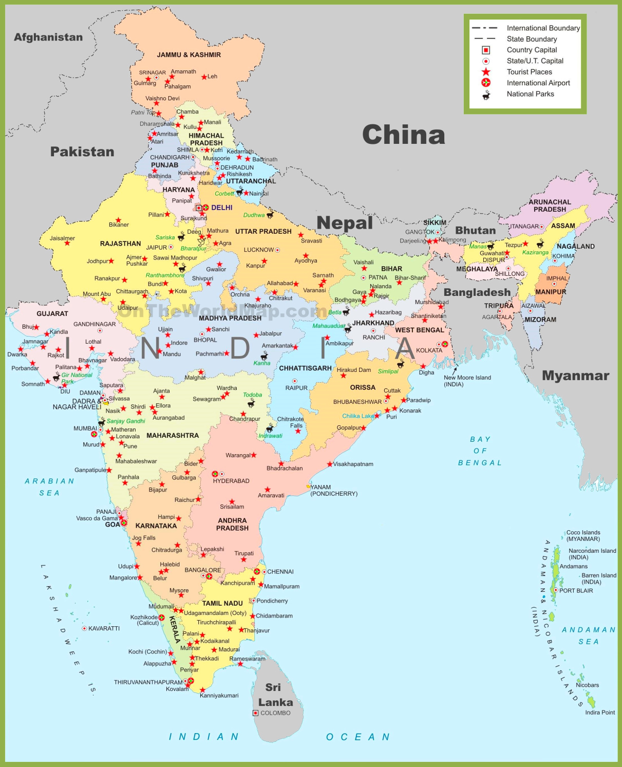 Tourist Map Of India Tourist Map India Map Map Images And Photos Finder