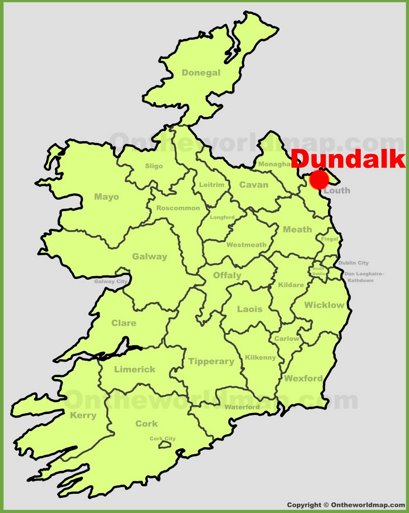 Dundalk Location Map