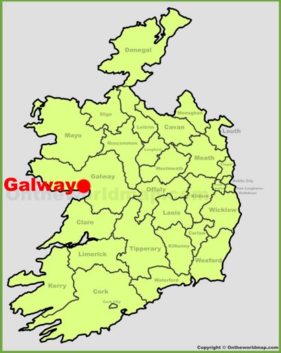 Galway Maps Ireland Maps Of Galway