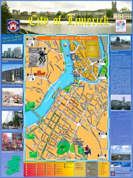 Limerick tourist map