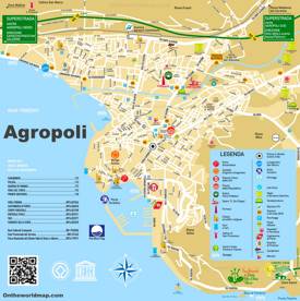 Agropoli Tourist Map