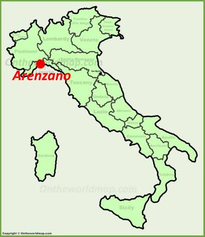 Arenzano Location Map