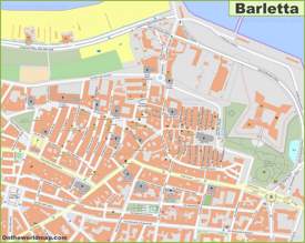Barletta Old Town Map