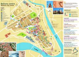 Belluno Tourist Map