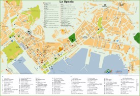 La Spezia hotel map