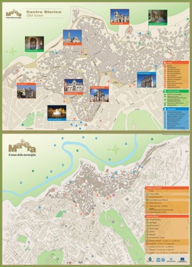 Matera tourist map