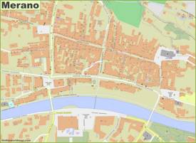 Merano Old Town Map