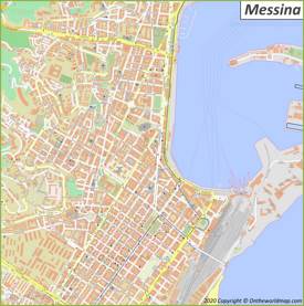 Messina City Center Map
