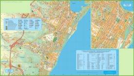 Messina tourist map