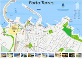 Porto Torres Tourist Map
