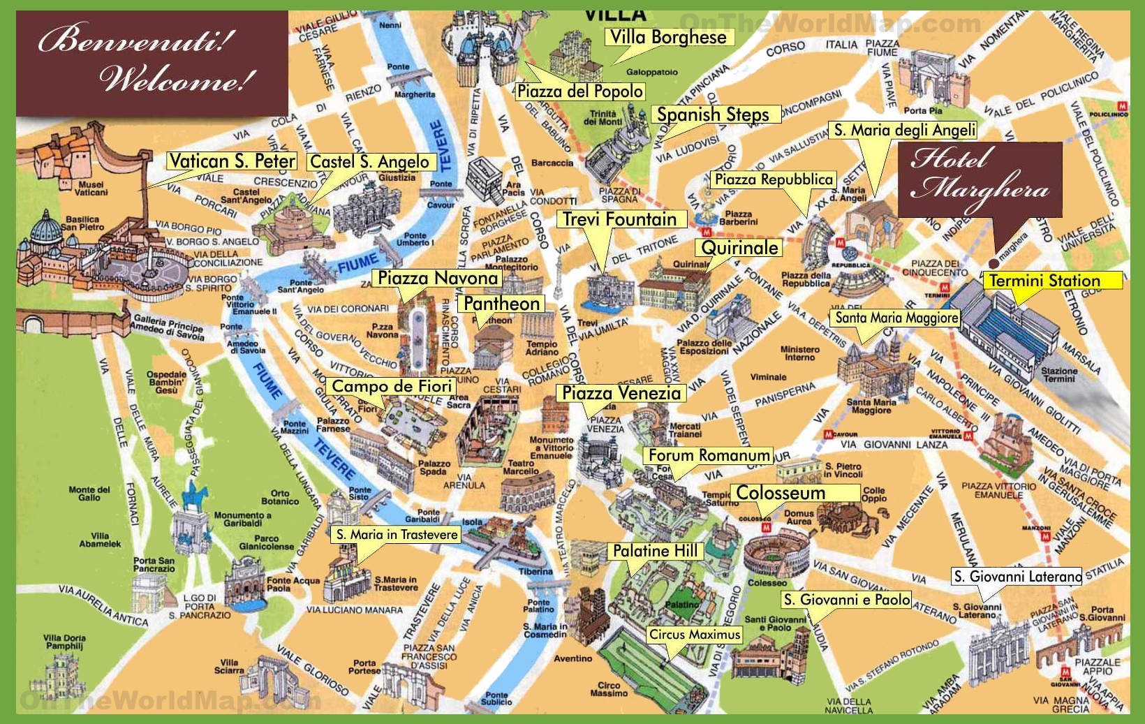 London Attractions Map Pdf