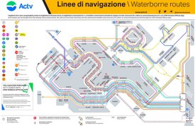 Venice Water Bus ACTV Map