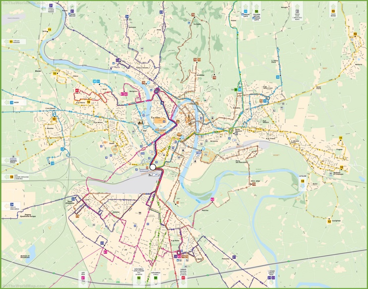 Verona transport map