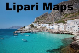 Lipari Island maps