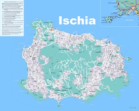 Ischia tourist map