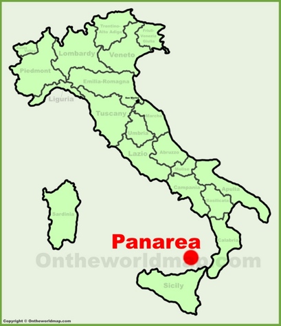 Panarea Location Map