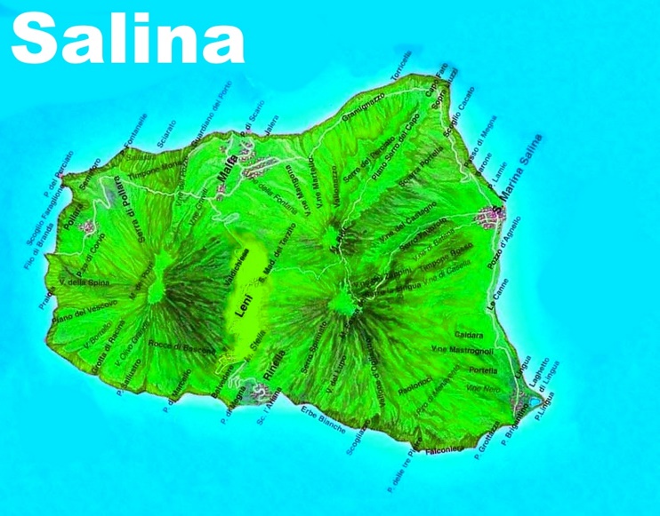Salina tourist map