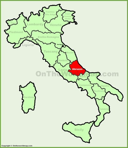 Abruzzo Maps Italy Maps Of Abruzzo