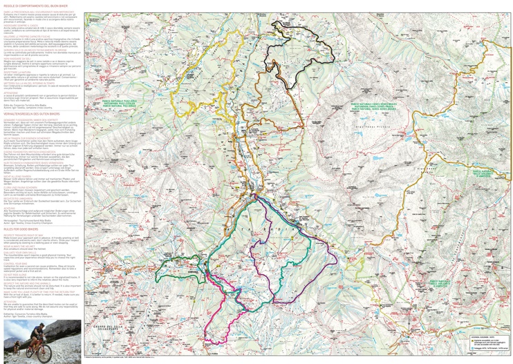Alta Badia bike map