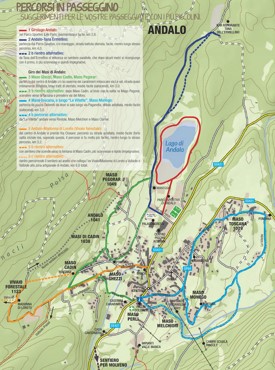 Andalo walks map