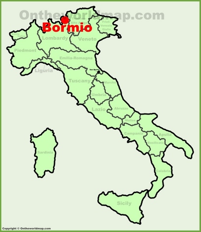 Bormio Location Map