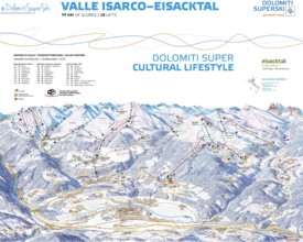 Valle Isarco piste map