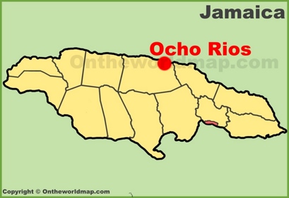Ocho Rios Location Map