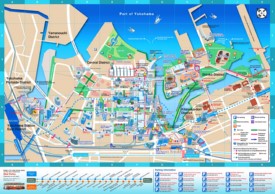 Yokohama downtown map