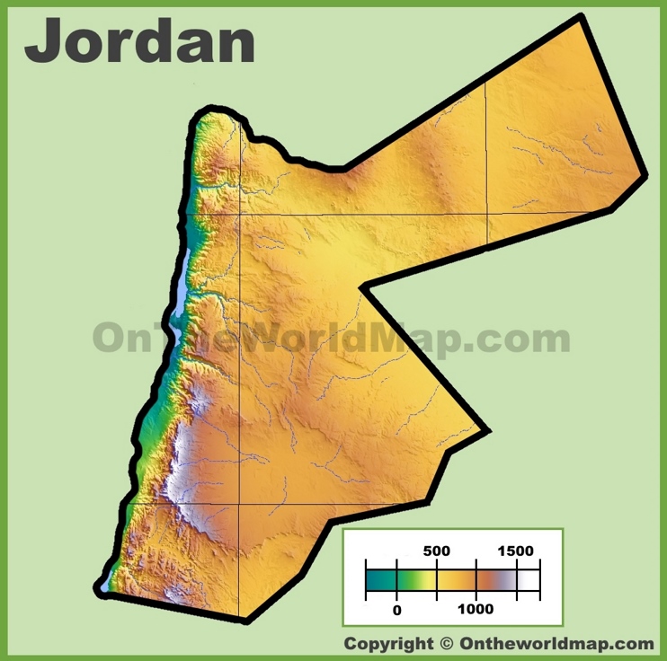 Jordan physical map