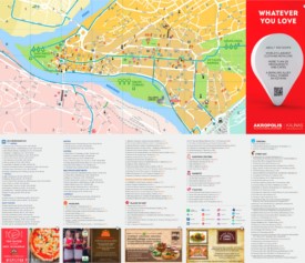 Kaunas tourist map
