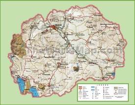 North Macedonia road map