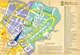 George Town city center map