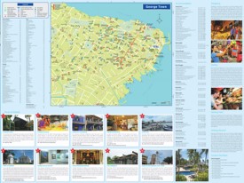 George Town hotels and sightseeings map