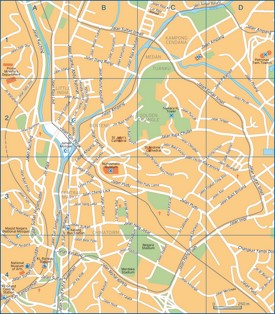 Kuala Lumpur city center map