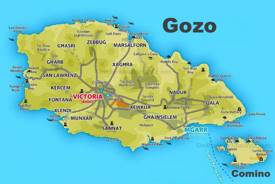 Gozo Tourist Map
