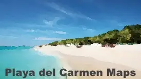 Playa del Carmen maps